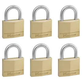 komplet-zestaw-6-klodek-mosieznych-na-1-klucz-masterlock-140eursix-40mm