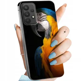 etui-do-samsung-galaxy-a32-wzory-papuga-papuzka-tukan-obudowa-pokrowiec