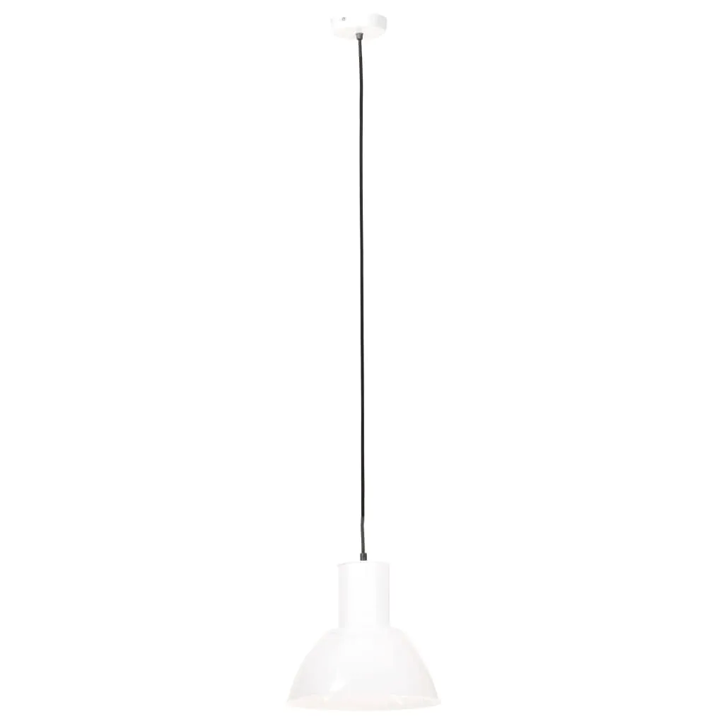lampa-wiszaca-25-w-biala-okragla-285-cm-e27-stan-nowy