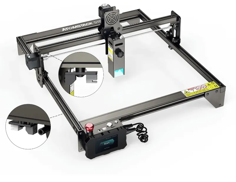 ploter-laserowy-grawerka-atomstack-a10-pro-50w-kompresor-stan-nowy