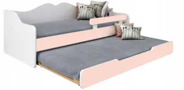lozko-podwojne-dzieciece-bella2-180x80-wysuwane-bialo-rozowe