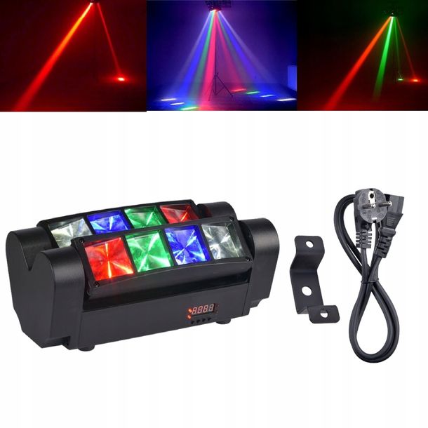 Efekt świetlny oświetlenie sceniczne LED RGBW LIGHT4ME SPIDER MKII