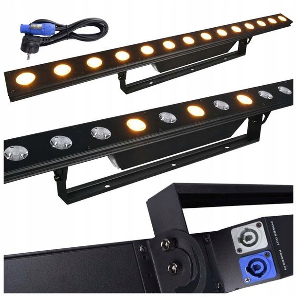 Listwa oświetleniowa LED DMX belka ciepłe światło 14x5W LIGHT4ME PIXEL BAR