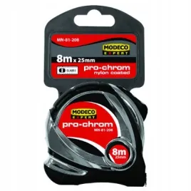 profesjonalna-miara-zwijana-modeco-pro-chrom-mn-81-208-8-m-x-25-mm