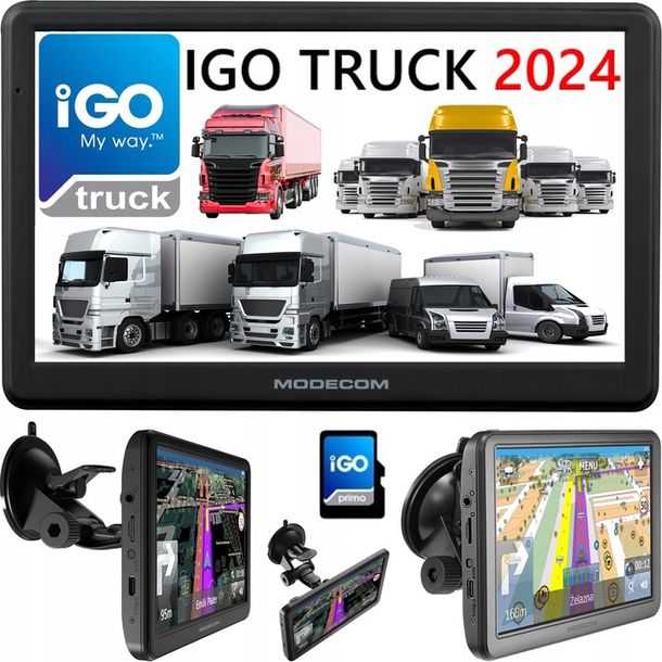 NAWIGACJA IGO TRUCK 7 CALI CIĘŻARÓWKA TIR BUS MODECOM CX 7.0 IGO TRUCK 2024