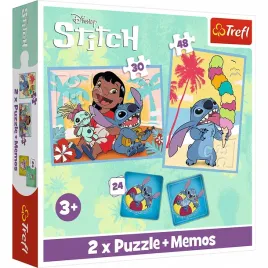 puzzle-2w1-memos-lilo-and-stitch-wesoly-dzien-trefl-93585