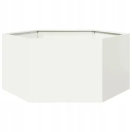 donica-ogrodowa-biala-szesciokatna-104x90x45-cm-stalowa