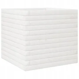 donica-ogrodowa-biala-50x50x455-cm-lite-drewno-sosnowe