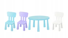 ikea-mammut-stolik-jasnoniebieski-3-krzeselka-bieljasnoniebieskililiowy