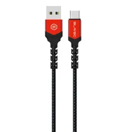 blavec-kabel-raptor-pleciony-usb-na-typ-c-3a-05-metra-czarno-czerwony