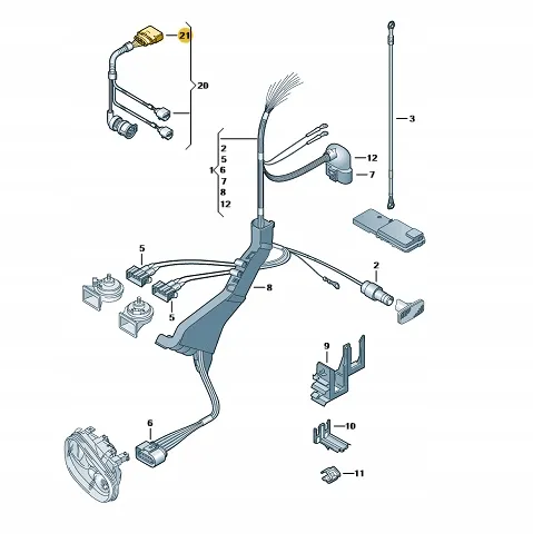 wtyczka-audi-a1-11-producent-czesci-audi-oe
