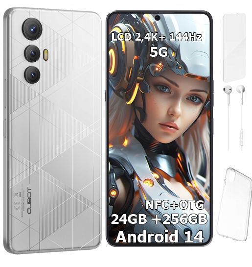 Smartfon CUBOT MAX 5 24/256GB NFC DUAL SIM 5G 4G 6,95