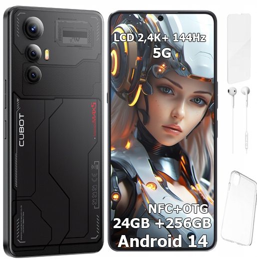 Smartfon CUBOT MAX 5 24/256GB NFC DUAL SIM 5G 4G 6,95