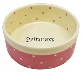 ceramiczna-miska-dla-kota-lub-malego-psa-yarro-princess-rozowa-13x55cm