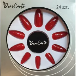 deni-carte-tipsy-red-24-szt-paznokcie-sztuczne-w-kolorze-czerwonym