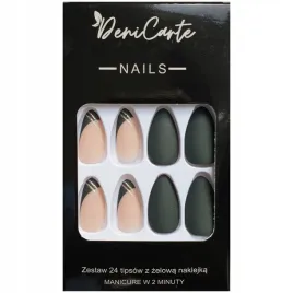 deni-carte-tipsy-black-ze-zlotymi-liniami-24-szt-paznokcie-sztuczne-matowe