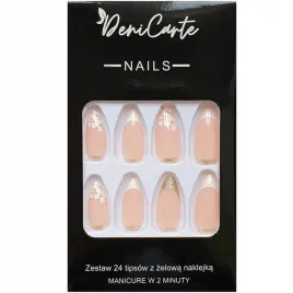deni-carte-tipsy-french-bialy-z-kwiatami-24-szt-paznokcie-sztuczne