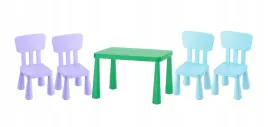 ikea-mammut-stolik-zielony-77x55-cm-2-krzeselka-jasnoniebieski-liliowy