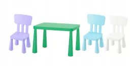 ikea-mammut-stolik-zielony-77x55-cm-3-krzeselka-bialyj-niebieskililiowy