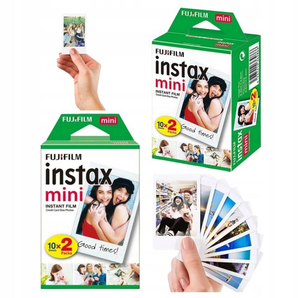 Film Fujifilm Instax mini 20 szt Wkłady Papier fotograficzny MINI 7,9,11,12