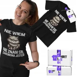 koszulka-damska-nie-wiem-nie-znam-sie-zarobiona-jestem-prezent-dla-niej-r-s