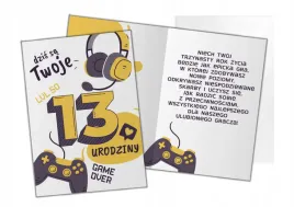 kartka-karnet-z-zyczeniami-urodzinowymi-13-lat-urodziny-pad-do-gry-niego