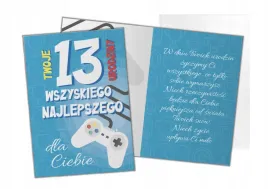 kartka-karnet-z-zyczeniami-urodzinowymi-13-lat-urodziny-pad-do-gry-chlopak