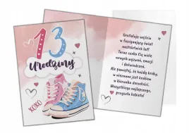 kartka-karnet-z-zyczeniami-urodzinowymi-13-lat-urodziny-dla-dziewczynki-tra