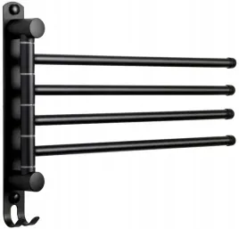 wieszak-lazienkowy-na-reczniki-scienny-obrotowy-4-ramiona-czarny-ruchomy