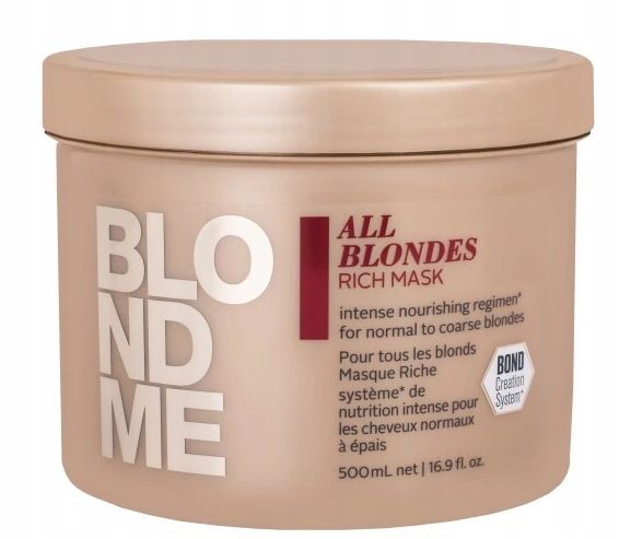 Zdjęcia - Szampon Schwarzkopf Blondme Rich Mask 500 ml 