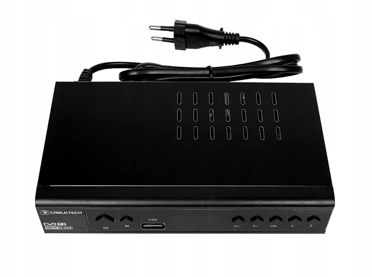 tuner-dekoder-dvb-t2-dvb-c-hevc-h-265-10bit-cabletech-urz0336c-funkcje-nagrywanie-pvr-odtwarzanie-multimediow-z-nosnika-usb-przewodnik-epg-timeshift