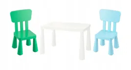 ikea-mammut-stolik-bialy-77x55cm-2-krzeselka-zielony-jasnoniebieski