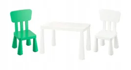 ikea-zestaw-mammut-stolik-bialy-77x55cm-2-krzeselka-bialyjaskrawozielony