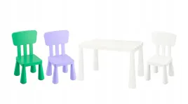ikea-mammut-stolik-bialy-77x55-cm-3-krzeselka-bialy-zielony-liliowy