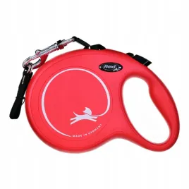 flexi-smycz-automatyczna-new-classic-l-tasma-kolor-czerwony-8m-do-50kg