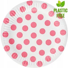 talerzyki-papierowe-urodzinowe-rozowe-kropki-x6