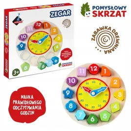 zegar-drewniany-pomyslowy-skrzat