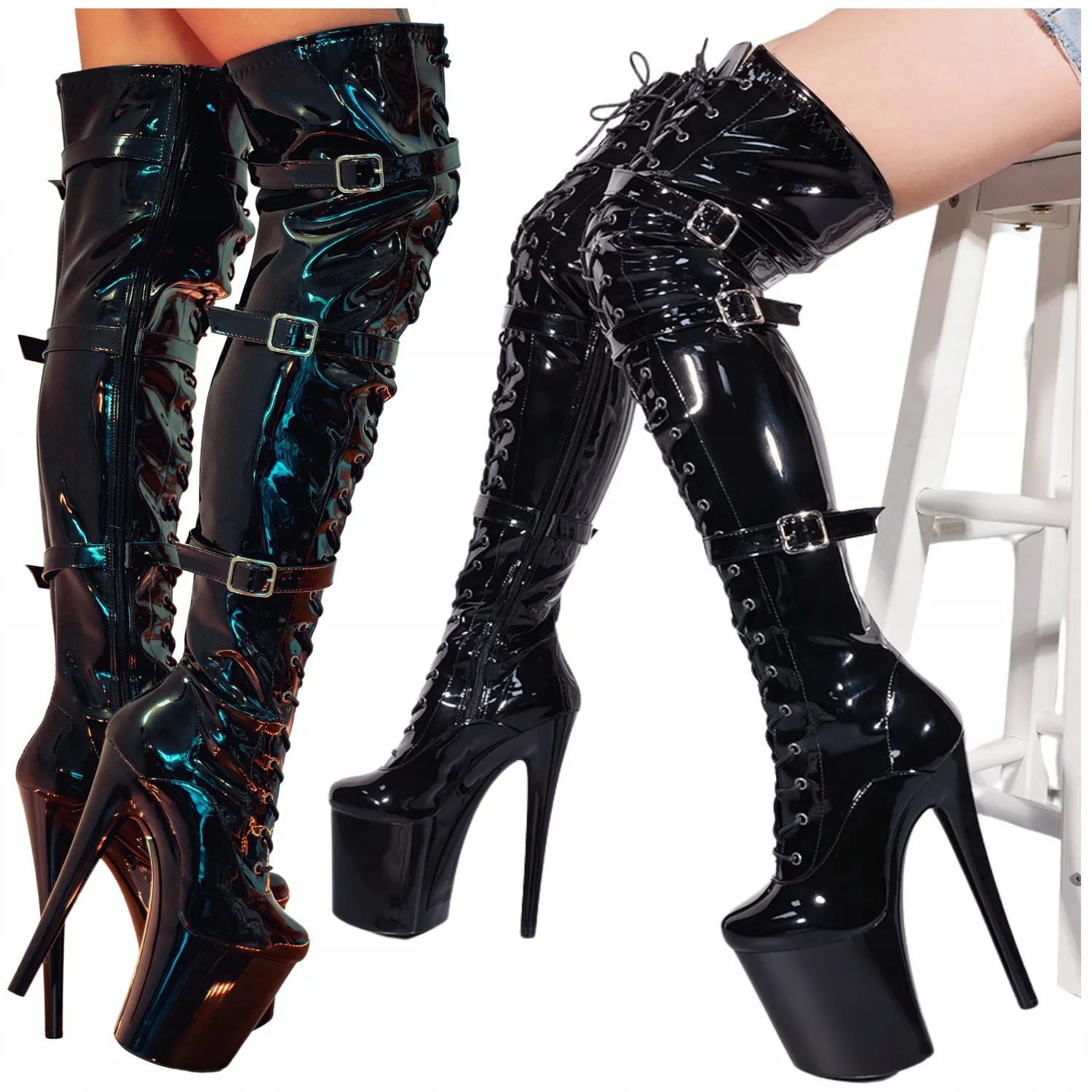 Czółenka Damskie Wysokie Szpilki SexyHeels 20 cm Szpilki Na