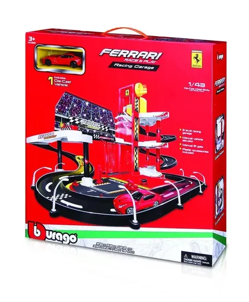 ferrari-racing-garage-1-43-bburago-stan-nowy-marka-inna