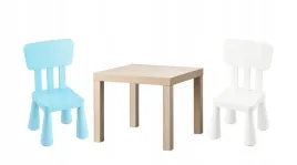 ikea-zestaw-lack-stolik-dab-bejca-mammut-2xkrzeselko-bialy-j-niebieski