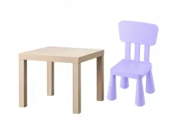 ikea-zestaw-lack-stolik-dab-bejcowany-na-bialo-mammut-krzeselko-liliowy