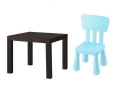 ikea-zestaw-lack-stolik-czarnybraz-mammut-krzeselko-jasnoniebieski