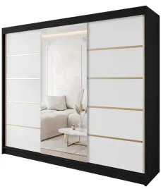 szafa-przesuwna-gold-6-250-czarny-bialy-mat-z-lustrem-uniwersalna-hit-nowa