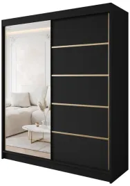 szafa-przesuwna-gold-3-180-czarna-z-lustrem-uniwersalna-nowoczesna-stylowa