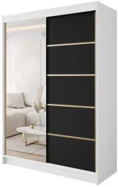 szafa-przesuwna-gold-3-150-bialy-czarny-mat-z-lustrem-uniwersalna-stylowa