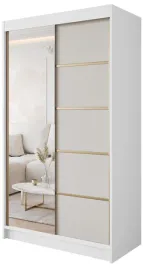szafa-przesuwna-gold-3-120-bialy-mat-kaszmir-z-lustrem-nowoczesna-stylowa