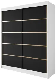 szafa-przesuwna-gold-4-180-bialy-czarny-mat-uniwersalna-nowoczesna-stylowa