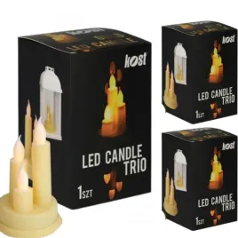swieca-ledowa-trio-ecru-kost-14-cm-x-3-sztuki