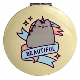 lusterko-skladane-kot-pusheen-pusheenicorn-zolte