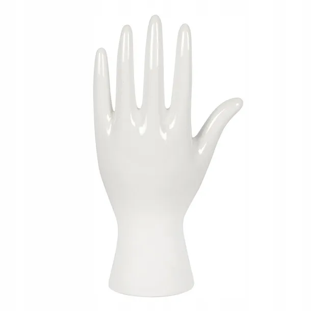 biala-ceramiczna-dlon-chiromancja-stan-nowy